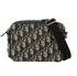 Zipped Pouch, &pound;795, Handbags, Black, Canvas, Front view